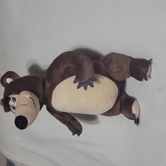 Brown Bear Plush Toy - Masha And The Bear - Picture 7 of 9